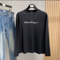 Cheap Salvatore Ferragamo T-Shirts Long Sleeved For Men #1377494 Replica Wholesale [$76.00 USD] [ITEM#1377494] on Replica Salvatore Ferragamo T-Shirts
