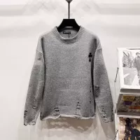 Cheap Chrome Hearts Sweaters Long Sleeved For Unisex #1377676 Replica Wholesale [$52.00 USD] [ITEM#1377676] on Replica Chrome Hearts Sweaters