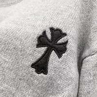 Cheap Chrome Hearts Sweaters Long Sleeved For Unisex #1377676 Replica Wholesale [$52.00 USD] [ITEM#1377676] on Replica Chrome Hearts Sweaters