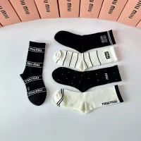 Cheap MIU MIU Socks #1377718 Replica Wholesale [$29.00 USD] [ITEM#1377718] on Replica MIU MIU Socks