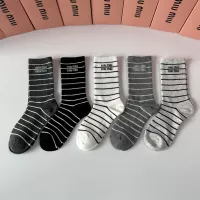 Cheap MIU MIU Socks #1377719 Replica Wholesale [$29.00 USD] [ITEM#1377719] on Replica MIU MIU Socks