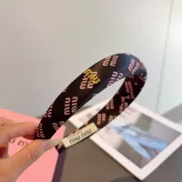 Cheap MIU MIU Headband For Women #1377754 Replica Wholesale [$27.00 USD] [ITEM#1377754] on Replica MIU MIU Headband