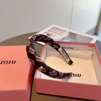Cheap MIU MIU Headband For Women #1377754 Replica Wholesale [$27.00 USD] [ITEM#1377754] on Replica MIU MIU Headband