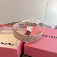 Cheap MIU MIU Headband For Women #1377755 Replica Wholesale [$27.00 USD] [ITEM#1377755] on Replica MIU MIU Headband
