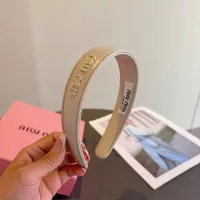 Cheap MIU MIU Headband For Women #1377755 Replica Wholesale [$27.00 USD] [ITEM#1377755] on Replica MIU MIU Headband