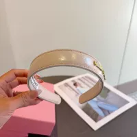 Cheap MIU MIU Headband For Women #1377755 Replica Wholesale [$27.00 USD] [ITEM#1377755] on Replica MIU MIU Headband