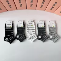 Cheap MIU MIU Socks #1377786 Replica Wholesale [$27.00 USD] [ITEM#1377786] on Replica MIU MIU Socks
