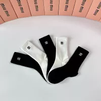 Cheap MIU MIU Socks #1377797 Replica Wholesale [$29.00 USD] [ITEM#1377797] on Replica MIU MIU Socks