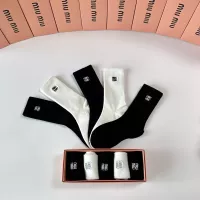 Cheap MIU MIU Socks #1377797 Replica Wholesale [$29.00 USD] [ITEM#1377797] on Replica MIU MIU Socks