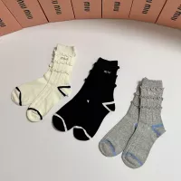 Cheap MIU MIU Socks #1377799 Replica Wholesale [$32.00 USD] [ITEM#1377799] on Replica MIU MIU Socks