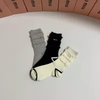 Cheap MIU MIU Socks #1377799 Replica Wholesale [$32.00 USD] [ITEM#1377799] on Replica MIU MIU Socks