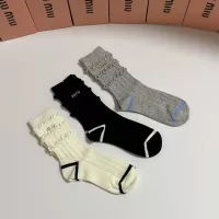 Cheap MIU MIU Socks #1377799 Replica Wholesale [$32.00 USD] [ITEM#1377799] on Replica MIU MIU Socks