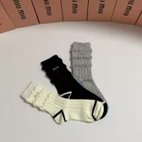 Cheap MIU MIU Socks #1377799 Replica Wholesale [$32.00 USD] [ITEM#1377799] on Replica MIU MIU Socks
