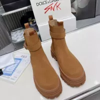 Cheap Dolce &amp; Gabbana D&amp;G Boots For Men #1377866 Replica Wholesale [$135.00 USD] [ITEM#1377866] on Replica Dolce &amp; Gabbana D&amp;G Boots