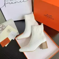 Cheap Hermes Boots For Women #1377867 Replica Wholesale [$92.00 USD] [ITEM#1377867] on Replica Hermes Boots