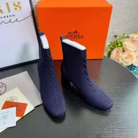 Cheap Hermes Boots For Women #1377869 Replica Wholesale [$92.00 USD] [ITEM#1377869] on Replica Hermes Boots