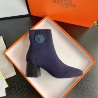 Cheap Hermes Boots For Women #1377869 Replica Wholesale [$92.00 USD] [ITEM#1377869] on Replica Hermes Boots