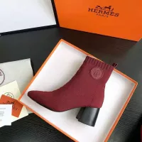 Cheap Hermes Boots For Women #1377870 Replica Wholesale [$92.00 USD] [ITEM#1377870] on Replica Hermes Boots