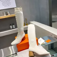 Cheap Hermes Boots For Women #1377871 Replica Wholesale [$105.00 USD] [ITEM#1377871] on Replica Hermes Boots
