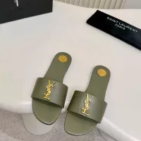 Cheap Yves Saint Laurent YSL Slippers For Women #1377897 Replica Wholesale [$82.00 USD] [ITEM#1377897] on Replica Yves Saint Laurent YSL Slippers