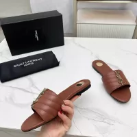 Cheap Yves Saint Laurent YSL Slippers For Women #1377899 Replica Wholesale [$85.00 USD] [ITEM#1377899] on Replica Yves Saint Laurent YSL Slippers