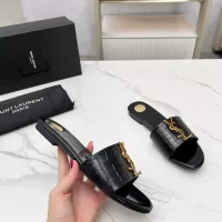 Cheap Yves Saint Laurent YSL Slippers For Women #1377900 Replica Wholesale [$85.00 USD] [ITEM#1377900] on Replica Yves Saint Laurent YSL Slippers
