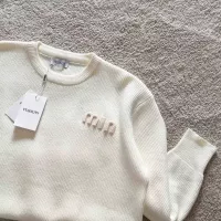 Cheap MIU MIU Sweaters Long Sleeved For Unisex #1377958 Replica Wholesale [$88.00 USD] [ITEM#1377958] on Replica MIU MIU Sweaters