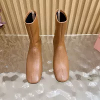 Cheap MIU MIU Boots For Women #1377995 Replica Wholesale [$115.00 USD] [ITEM#1377995] on Replica MIU MIU Boots