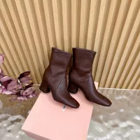 Cheap MIU MIU Boots For Women #1377996 Replica Wholesale [$115.00 USD] [ITEM#1377996] on Replica MIU MIU Boots