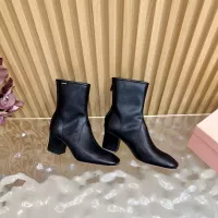 Cheap MIU MIU Boots For Women #1377997 Replica Wholesale [$115.00 USD] [ITEM#1377997] on Replica MIU MIU Boots