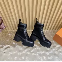 Cheap Louis Vuitton Boots For Women #1377999 Replica Wholesale [$130.00 USD] [ITEM#1377999] on Replica Louis Vuitton Boots