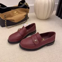 Cheap Chanel Leather Shoes For Women #1378013 Replica Wholesale [$112.00 USD] [ITEM#1378013] on Replica Chanel Leather Shoes