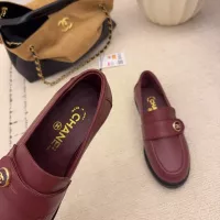 Cheap Chanel Leather Shoes For Women #1378013 Replica Wholesale [$112.00 USD] [ITEM#1378013] on Replica Chanel Leather Shoes