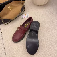 Cheap Chanel Leather Shoes For Women #1378014 Replica Wholesale [$112.00 USD] [ITEM#1378014] on Replica Chanel Leather Shoes