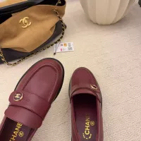 Cheap Chanel Leather Shoes For Women #1378014 Replica Wholesale [$112.00 USD] [ITEM#1378014] on Replica Chanel Leather Shoes