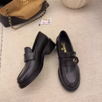 Cheap Chanel Leather Shoes For Women #1378016 Replica Wholesale [$112.00 USD] [ITEM#1378016] on Replica Chanel Leather Shoes