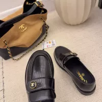 Cheap Chanel Leather Shoes For Women #1378017 Replica Wholesale [$112.00 USD] [ITEM#1378017] on Replica Chanel Leather Shoes