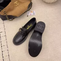 Cheap Chanel Leather Shoes For Women #1378018 Replica Wholesale [$112.00 USD] [ITEM#1378018] on Replica Chanel Leather Shoes