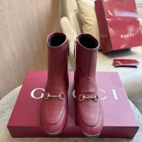Cheap Gucci Boots For Women #1378064 Replica Wholesale [$135.00 USD] [ITEM#1378064] on Replica Gucci Boots