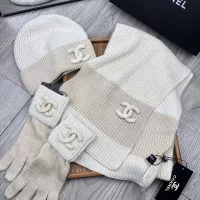 Cheap Chanel Hat and Scarf and Glove Set #1378218 Replica Wholesale [$72.00 USD] [ITEM#1378218] on Replica Chanel Hat and Scarf and Glove Set
