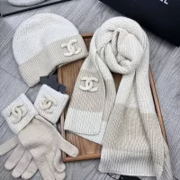 Cheap Chanel Hat and Scarf and Glove Set #1378218 Replica Wholesale [$72.00 USD] [ITEM#1378218] on Replica Chanel Hat and Scarf and Glove Set