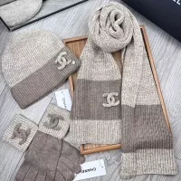Cheap Chanel Hat and Scarf and Glove Set #1378219 Replica Wholesale [$72.00 USD] [ITEM#1378219] on Replica Chanel Hat and Scarf and Glove Set