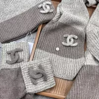 Cheap Chanel Hat and Scarf and Glove Set #1378219 Replica Wholesale [$72.00 USD] [ITEM#1378219] on Replica Chanel Hat and Scarf and Glove Set