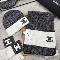 Cheap Chanel Hat and Scarf and Glove Set #1378220 Replica Wholesale [$72.00 USD] [ITEM#1378220] on Replica Chanel Hat and Scarf and Glove Set