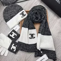 Cheap Chanel Hat and Scarf and Glove Set #1378220 Replica Wholesale [$72.00 USD] [ITEM#1378220] on Replica Chanel Hat and Scarf and Glove Set