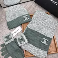 Cheap Chanel Hat and Scarf and Glove Set #1378221 Replica Wholesale [$72.00 USD] [ITEM#1378221] on Replica Chanel Hat and Scarf and Glove Set