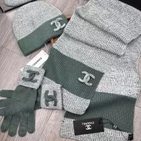 Cheap Chanel Hat and Scarf and Glove Set #1378221 Replica Wholesale [$72.00 USD] [ITEM#1378221] on Replica Chanel Hat and Scarf and Glove Set