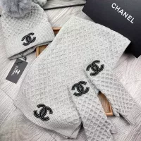 Cheap Chanel Hat and Scarf and Glove Set #1378234 Replica Wholesale [$52.00 USD] [ITEM#1378234] on Replica Chanel Hat and Scarf and Glove Set