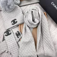 Cheap Chanel Hat and Scarf and Glove Set #1378234 Replica Wholesale [$52.00 USD] [ITEM#1378234] on Replica Chanel Hat and Scarf and Glove Set