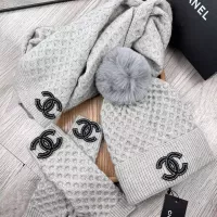 Cheap Chanel Hat and Scarf and Glove Set #1378234 Replica Wholesale [$52.00 USD] [ITEM#1378234] on Replica Chanel Hat and Scarf and Glove Set